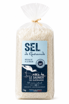 Sel Gris Marin de Guérande mit kantigen Kristallen von L'Atelier du Sel